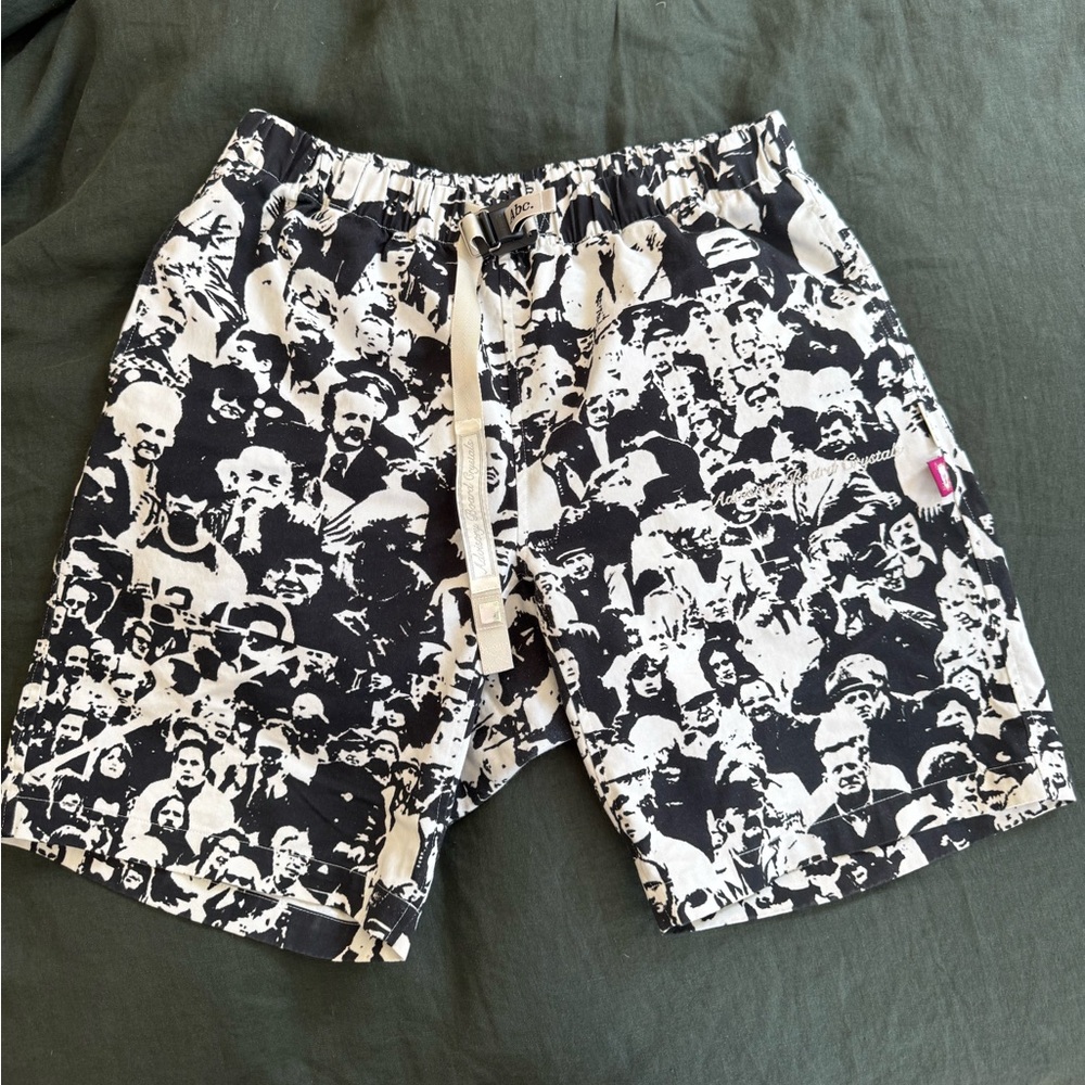 Advisory Board Crystals Black and White Graphic Men's Shorts